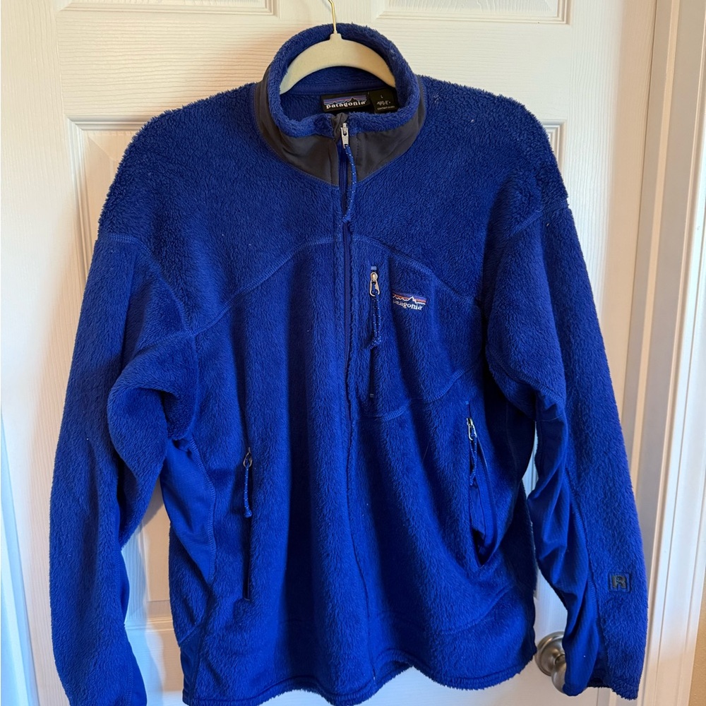 Patagonia Blue Fleece Zip Up